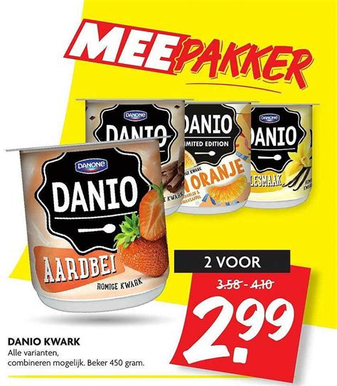 Danio Kwark 450 Gram Aanbieding Bij Dekamarkt