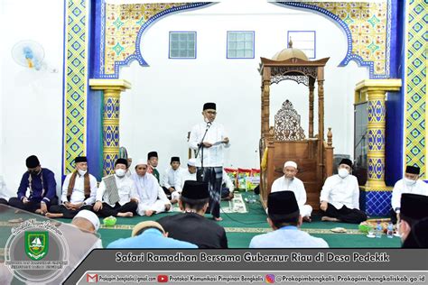 Safari Ramadhan Di Kabupaten Bengkalis Tepatnya Di Masjid Fisabililla