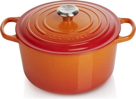 Le Creuset Signature Gusseisen Bräter rund hoch 24cm 5l