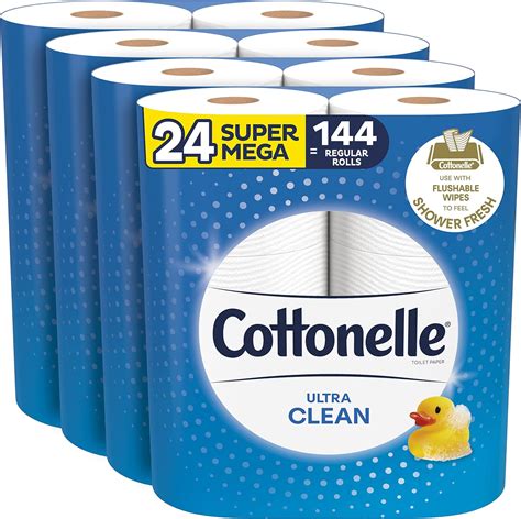 Buy Cottonelle Ultra Clean Toilet Paper Strong Bath Tissue Super