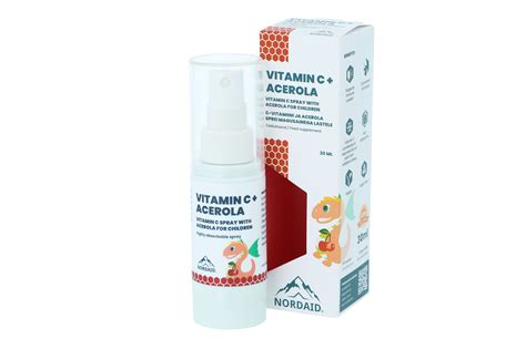 NORDAID VITAMIIN C ACEROLA SUUKAUDNE SPREI 50MG 30ML