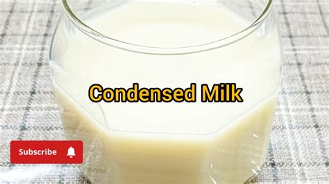 Easy Condensed Milk Recipe Youtube