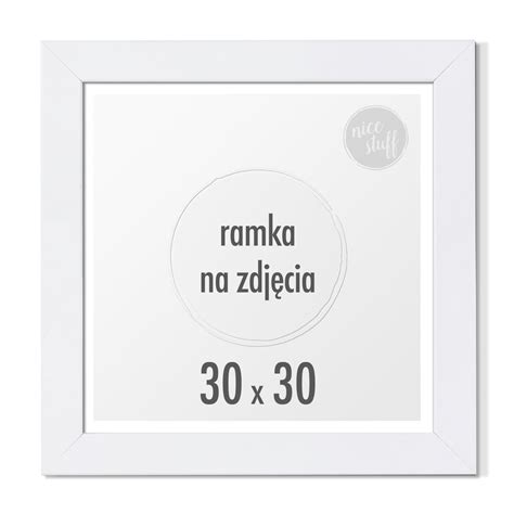 Ramka Na Zdjęcia 30X30 Cm Foto Ramki Biała Rama Nice Stuff Sklep