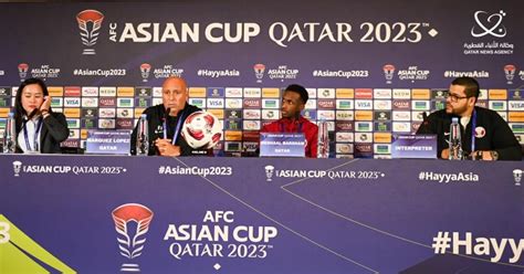 كأس آسيا قطر 2023 مدرب العنابي يؤكد السعي للانتصار على طاجيكستان