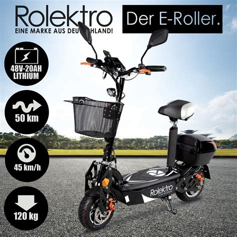 Elektroscooter E Joy 45 Km H Lithiumakku Eco Wheel