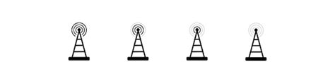 Antena Torre Icono Comunicaci N Antena Towerset Antena Torre Icono