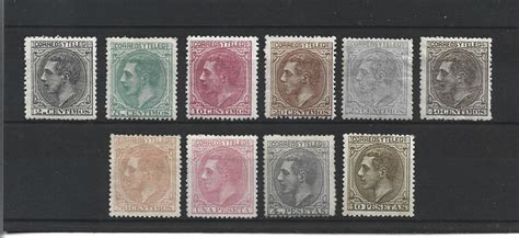 Espagne 1879 Alfonso XII Complete Set With Gum Edifil Catawiki