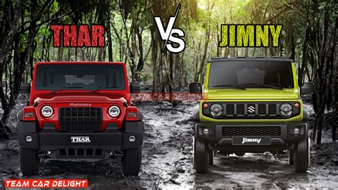 Mahindra Thar Door Vs Maruti Jimny Does The Jimny Has What It Takes