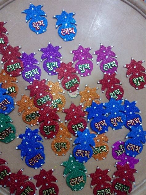 Paper Shubh Labh Stickers, Packaging Type: Pouch at Rs 7/piece in Ratlam