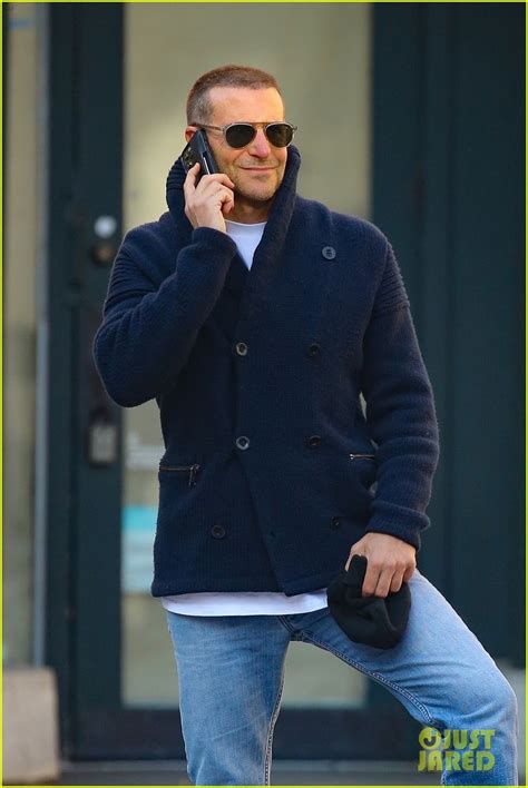 Photo Bradley Cooper Shows Off New Buzz Cut Morning Stroll Photo