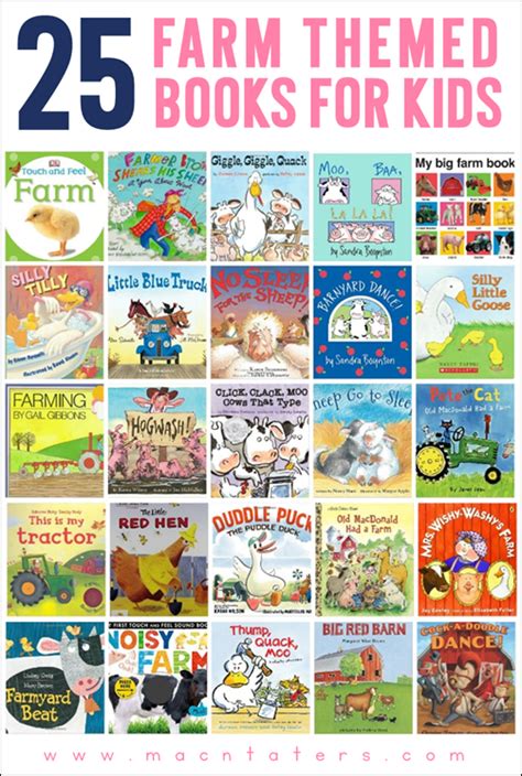 Farm Themed Books For Kids in 2024 | Farm theme preschool, Farm books ...