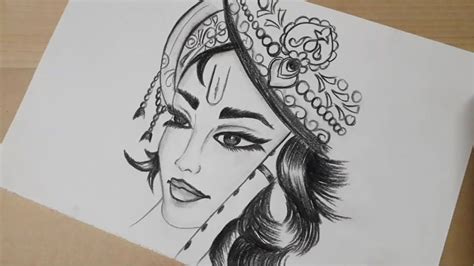 Simple Krishna Pencil Drawing A Step By Step Guide For Beginners