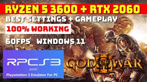 GOD OF WAR 3 RPCS3 Best Settings 2023 Ryzen 5 3600 RTX 2060 60FPS