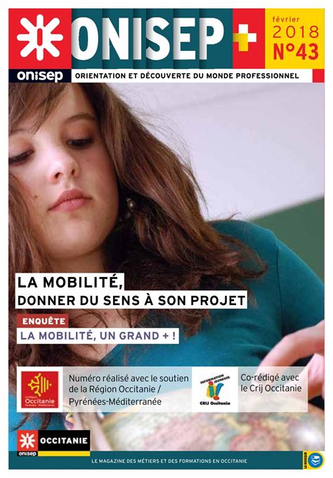 Guide Onisep La Mobilit Donner Du Sens Son Projet Fevrier