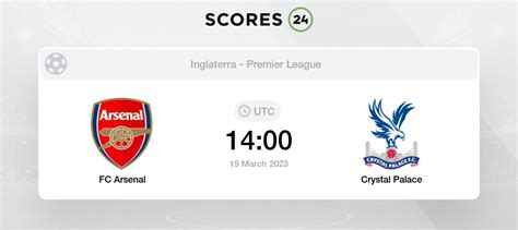 Fc Arsenal Vs Crystal Palace Pronóstico Para Hoy 19 Marzo 2023 Fútbol