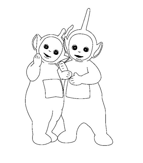 Teletubbies Colouring In Pages Coloring Home