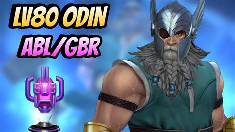 Lv80 Odin ABL GBR Test With Ctp Of Rage Marvel Future Fight YouTube