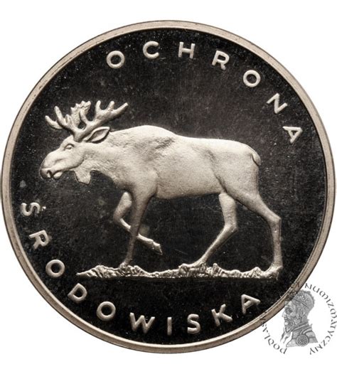 Polska 100 złotych 1978 Ochrona Środowiska Łoś