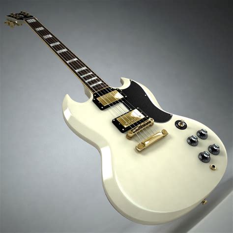 Gibson SG Custom 3D model | CGTrader