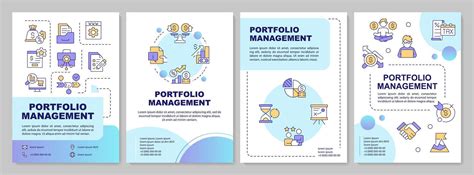 Investment Strategies Benefits Blue Gradient Brochure Template Leaflet Design With Linear Icons