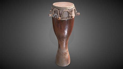 Djemb African Drum Buy Royalty Free D Model By L Onard Doye