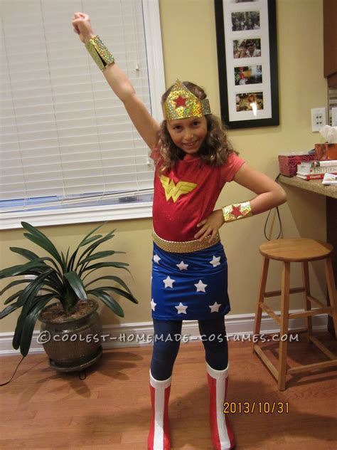 Homemade Superwoman Costume