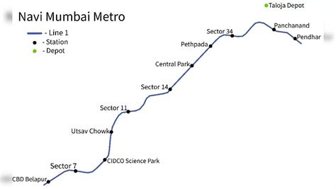 Navi Mumbai Metro Line 1 Set To Begin Operations This Month Says Cidco