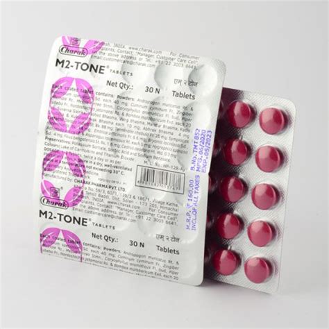 Charak M2 Tone Tablets 30 Tablets Dr KP Kathuria Chemist