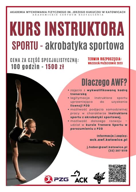 Kurs Instruktora Sportu W Akrobatyce Sportowej PZG