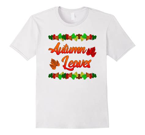 Autumn Leaves Shirt with Vibrant Fall Colors-T-Shirt – Managatee