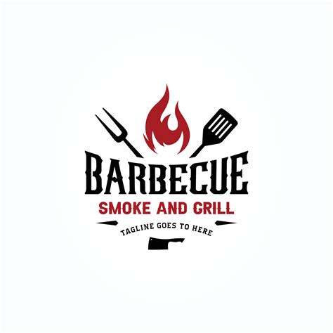 Barbecue Logo Inspiration Bbq Or Grill Logo Design Template Vector Illustration Concept