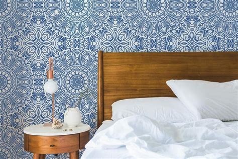 Moroccan pattern peel and stick wallpaper | Fancy Walls