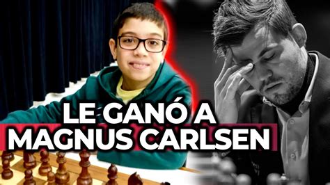 NIÑO ARGENTINO DE 10 AÑOS VENCIÓ A MAGNUS CARLSEN EL NÚMERO 1 DEL