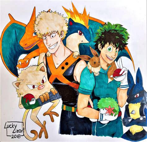 My Pokemon Academia By Luckylizart On Deviantart