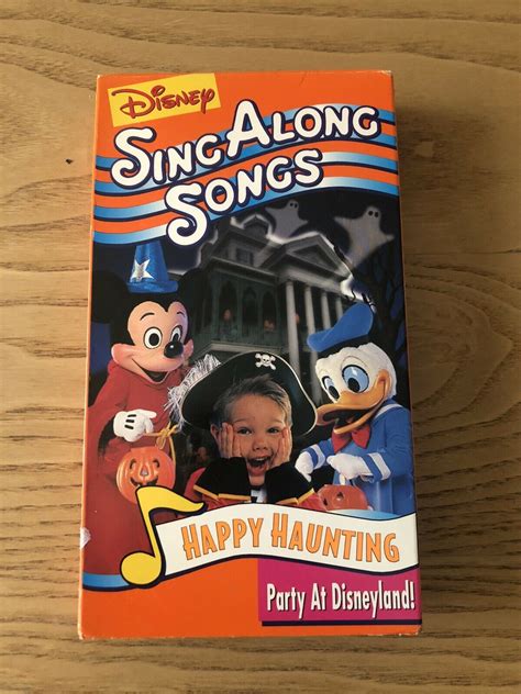 Mavin Disney Sing Along Songs Happy Haunting Party At Disneyland Vhs