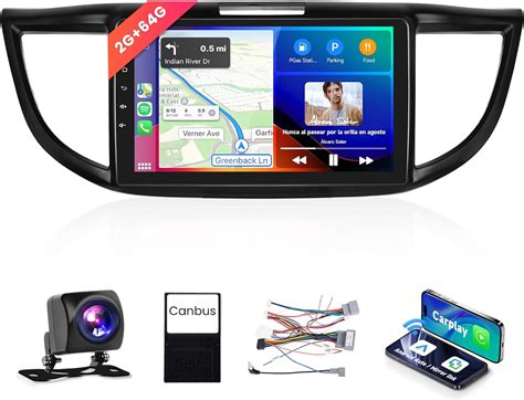 2G 64G Radio estéreo para coche Android de 9 pulgadas con Apple CarPlay