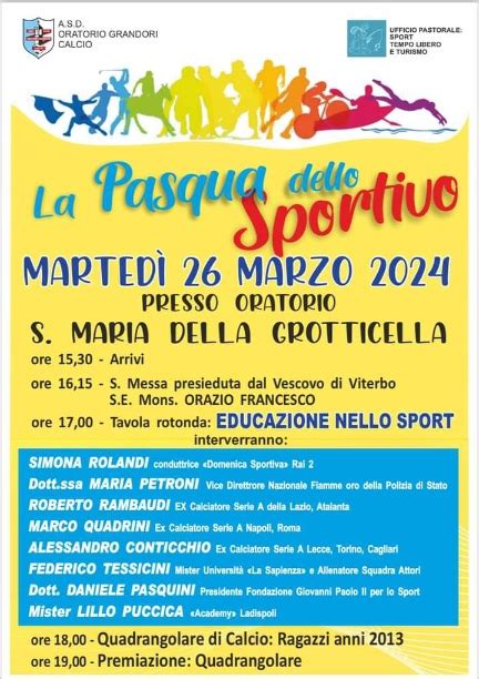 L Asd Oratorio Grandori Calcio Pronto A Festeggiare La Pasqua Dello