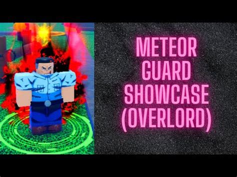 Meteor Guard Showcase With Overlord Trait In Anime Last Stand Youtube