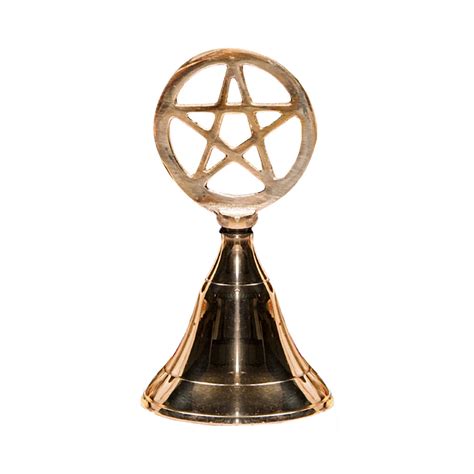 Pentacle Brass Altar Bell 4 The Witches Sage Llc