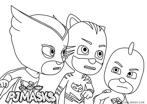 Desenhos de PJ Masks para colorir Páginas para impressão grátis