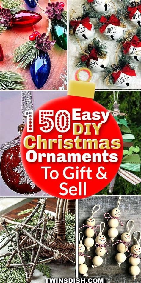 Easy Diy Christmas Ornaments That Look Store Bought Artofit