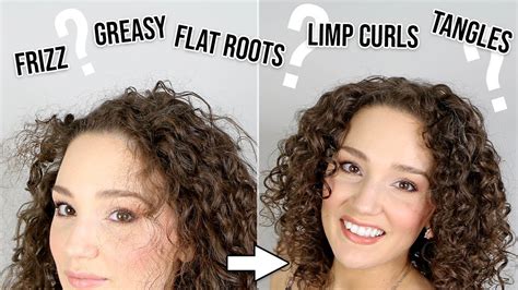 Refreshing Q A Routine Limp Curls Flat Roots Frizz Tangles YouTube