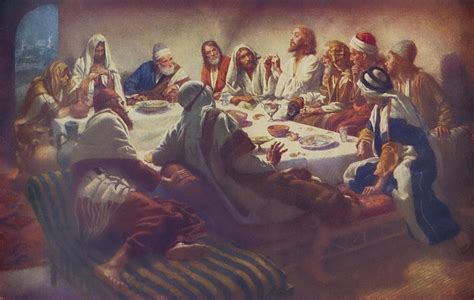 The Last Supper Painting By Harold Copping Pixels