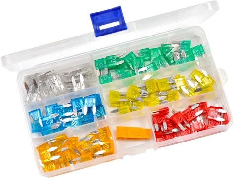 120 pièces petit kit d assortiment de fusibles de voiture lame