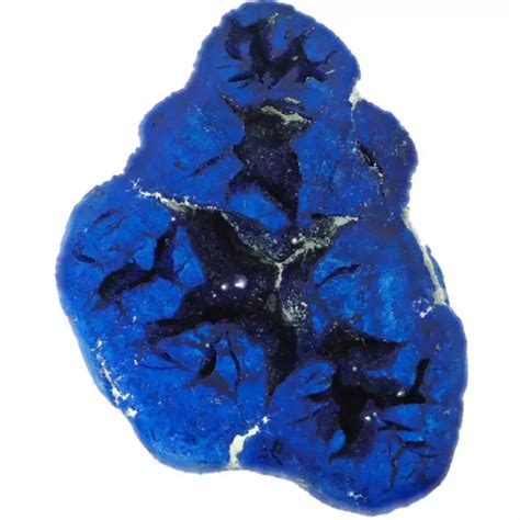 RARE AZURITE Bleu Géode Nodule Demi Druse Brute Cab Cabochon EUR 113