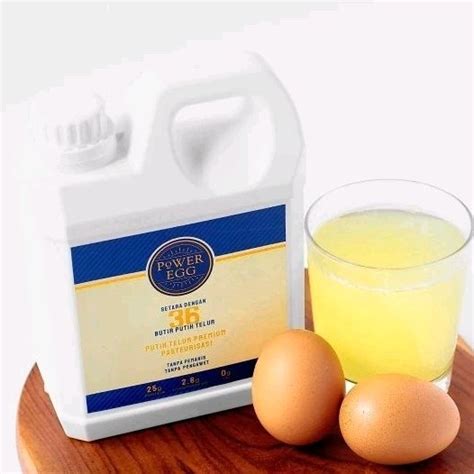 Jual Power Egg Putih Telur Pasteurisasi Pasteurized White Eggs