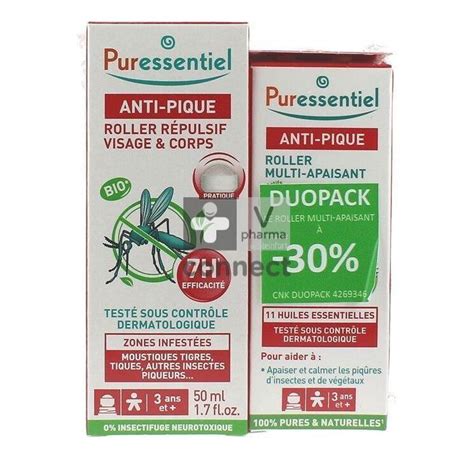 Puressentiel Anti Pique Répulsif Roller 50 Ml Roller 5 Ml Promo