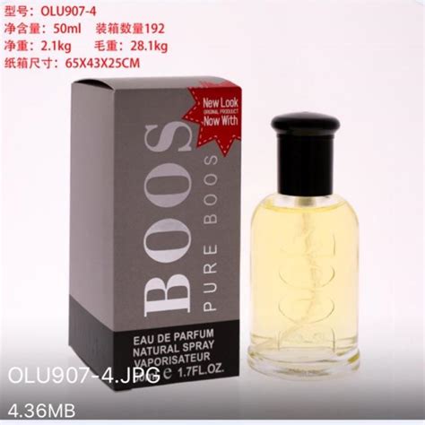 BOOS PERFUME EAU DE PARFUM NATURAL SPRAY VAPORISATEUR 50ml Black Blue