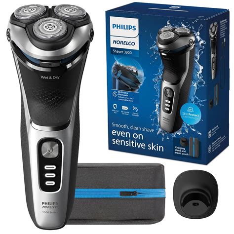 Amazon.com: Philips Norelco Shaver 3900, Rechargeable Wet & Dry Shaver with Pop-up Trimmer