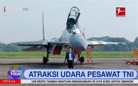 Melihat Persiapan Atraksi Udara Jet Tempur Su Untuk Hut Tni